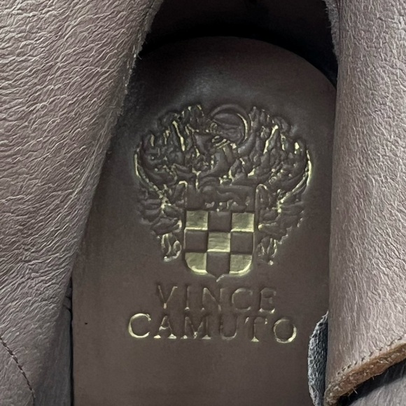 Vince Camuto Brown Leopard Print Calf Hair Wedge Ankle Boots Size 10 Women's - Picture 2 of 9